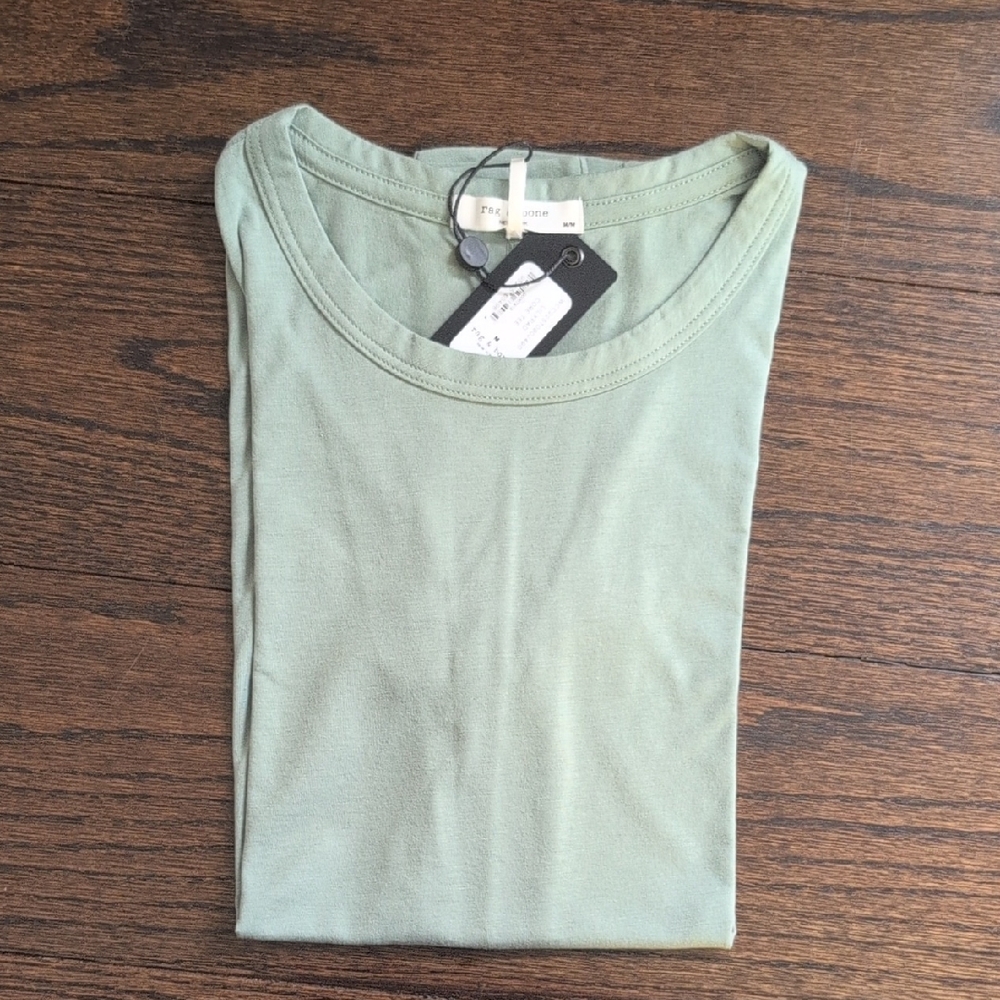 Rag & Bone green Core Tee. NWT. Size medium